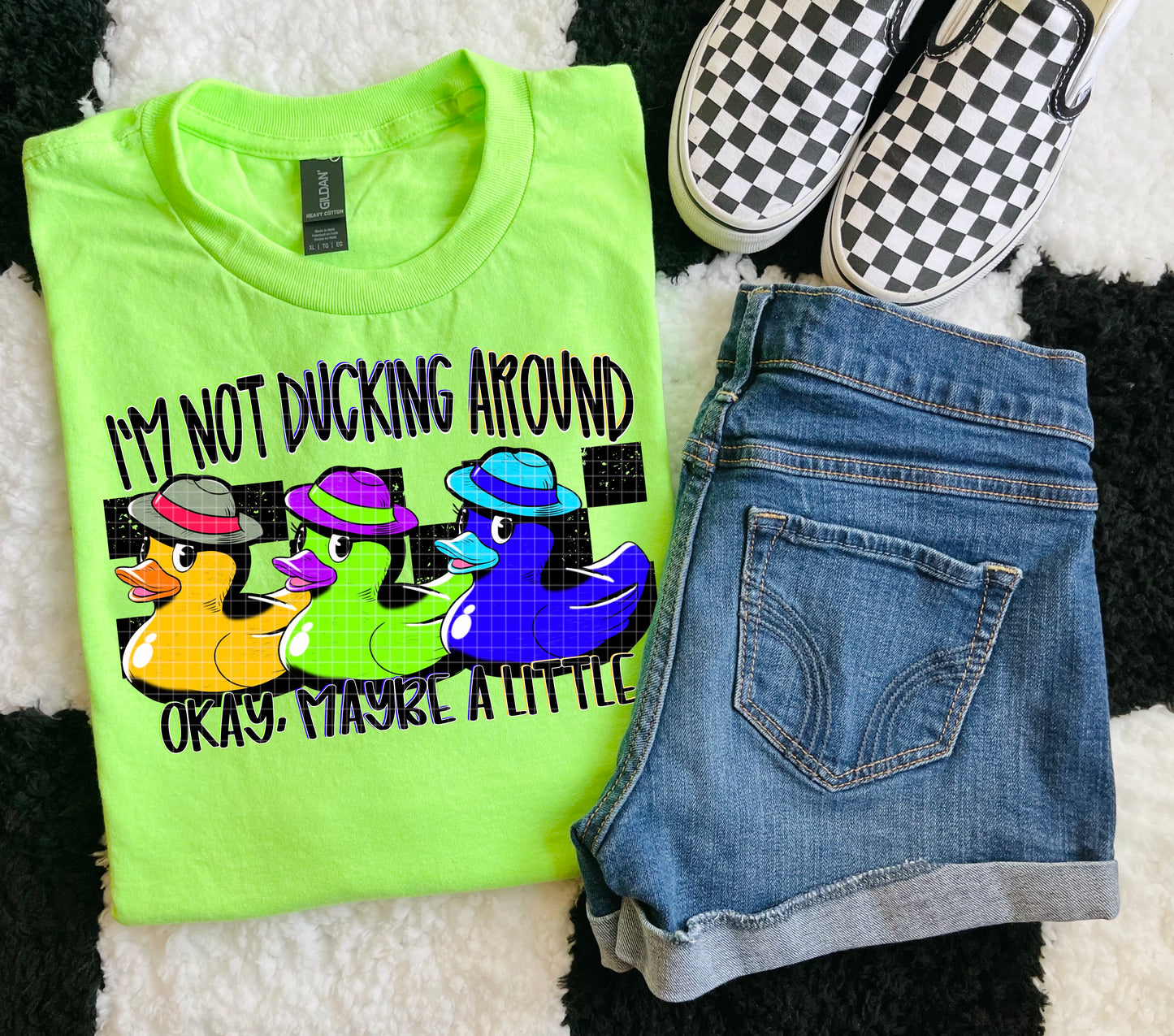 DUCKING AROUND PNG DESIGN