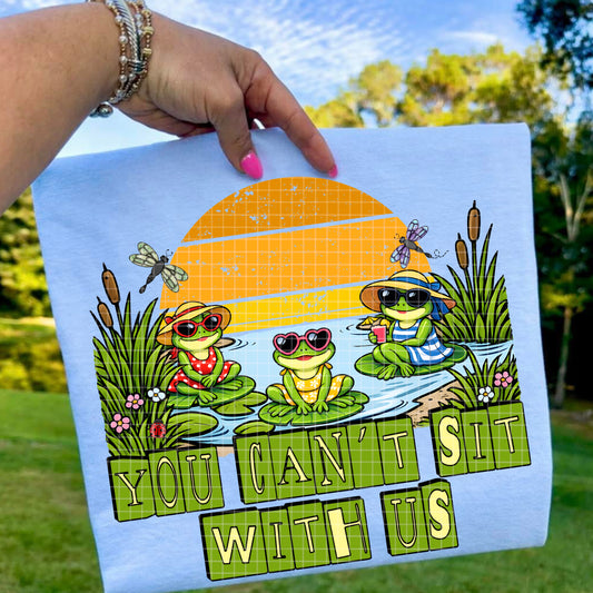 YOU CAN'T SIT WITH US PNG DESIGN