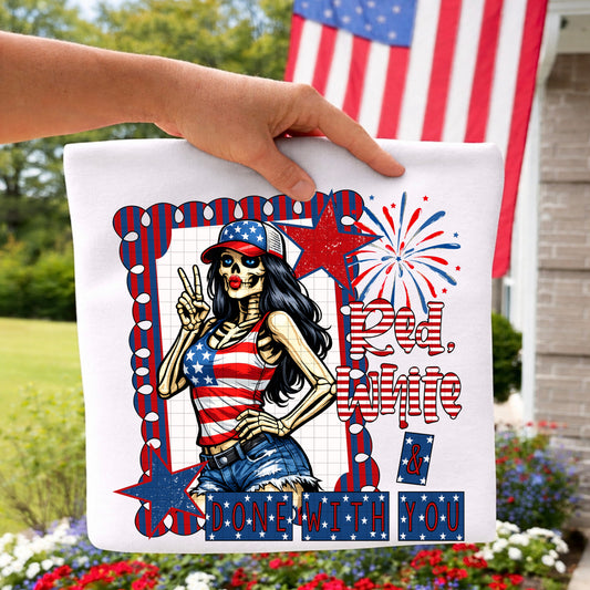 RED WHITE & DONE WITH YOU PNG DESIGN