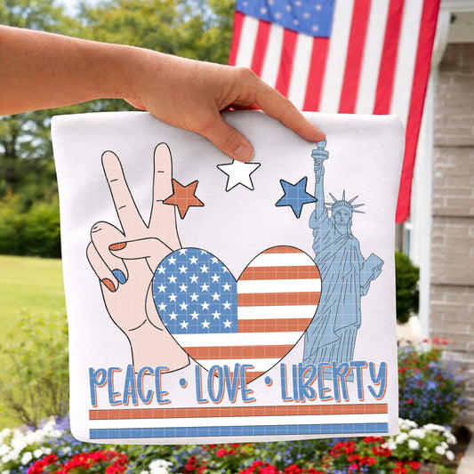 PEACE LOVE LIBERTY PNG DESIGN