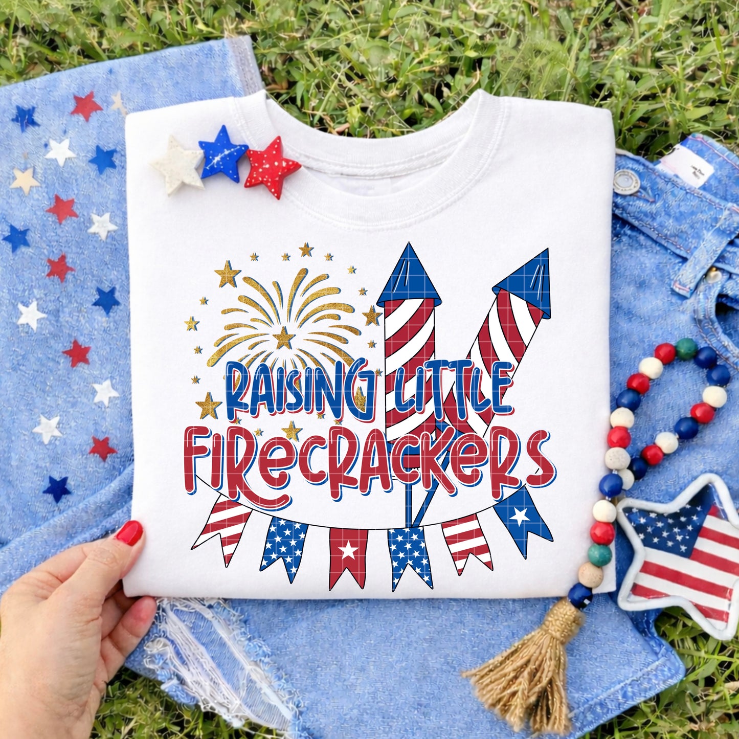 RAISING LITTLE FIRECRACKERS PNG DESIGN