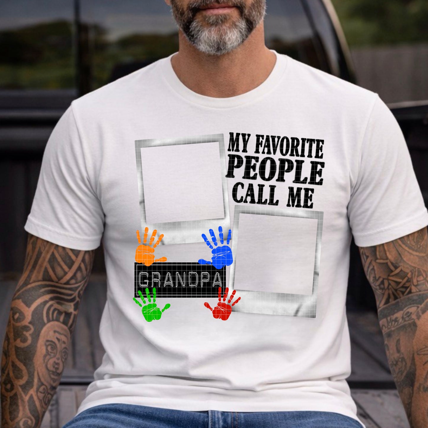 MY FAVORITE PEOPLE/PERSON GRANDPA PNG DESIGN