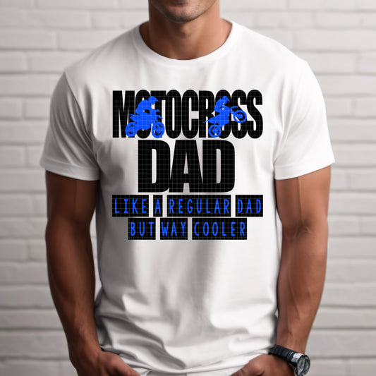 MOTOCROSS DAD PNG DESIGN