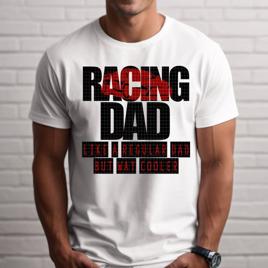 RACING CAR DAD PNG DESIGN