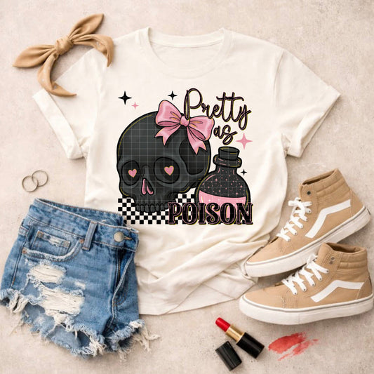 PRETTY AS POISON PNG DESIGN