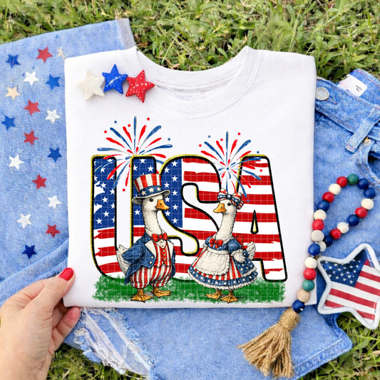 USA GEESE PNG DESIGN
