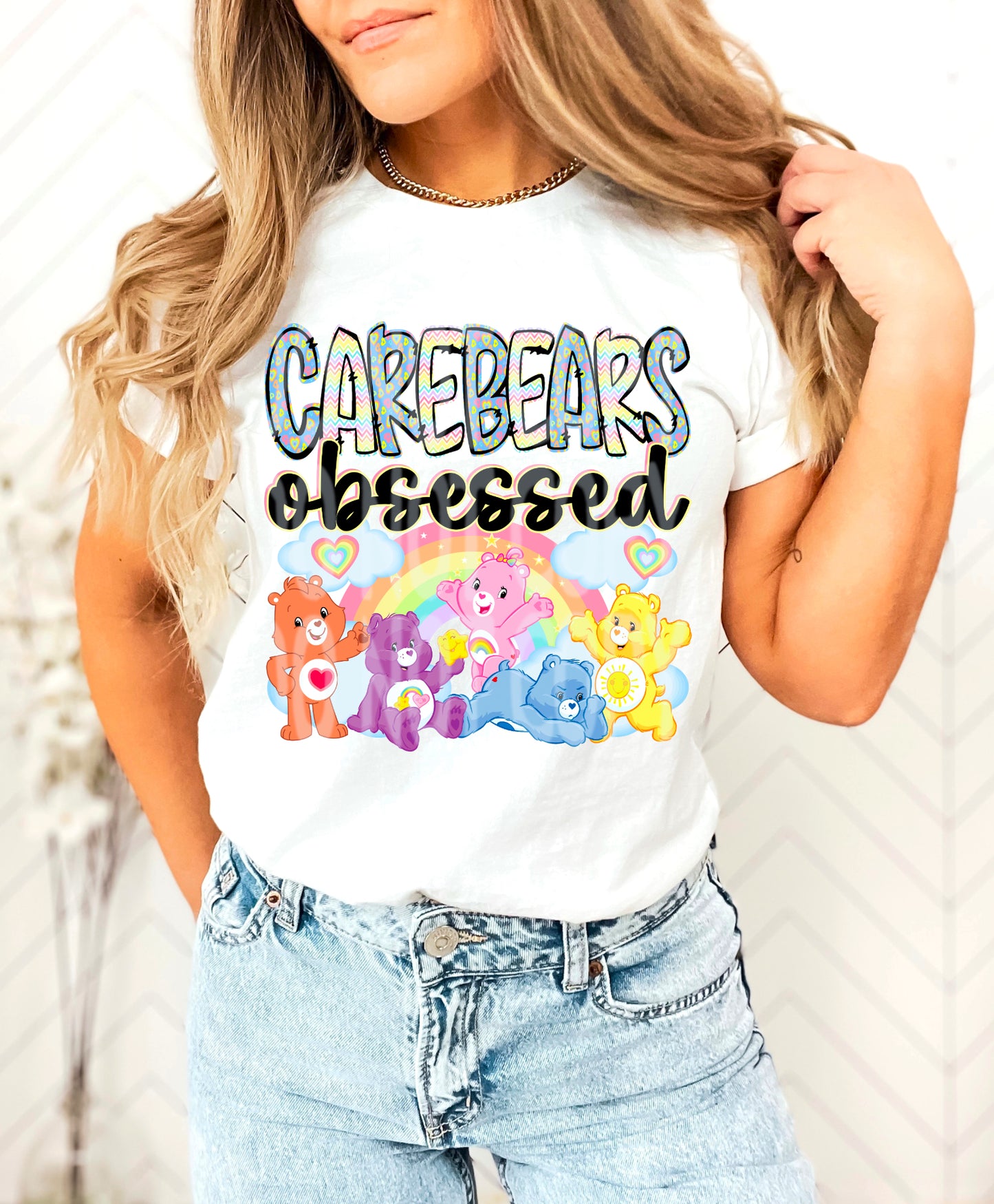 CAREBEARS OBSESSED PNG DESIGN