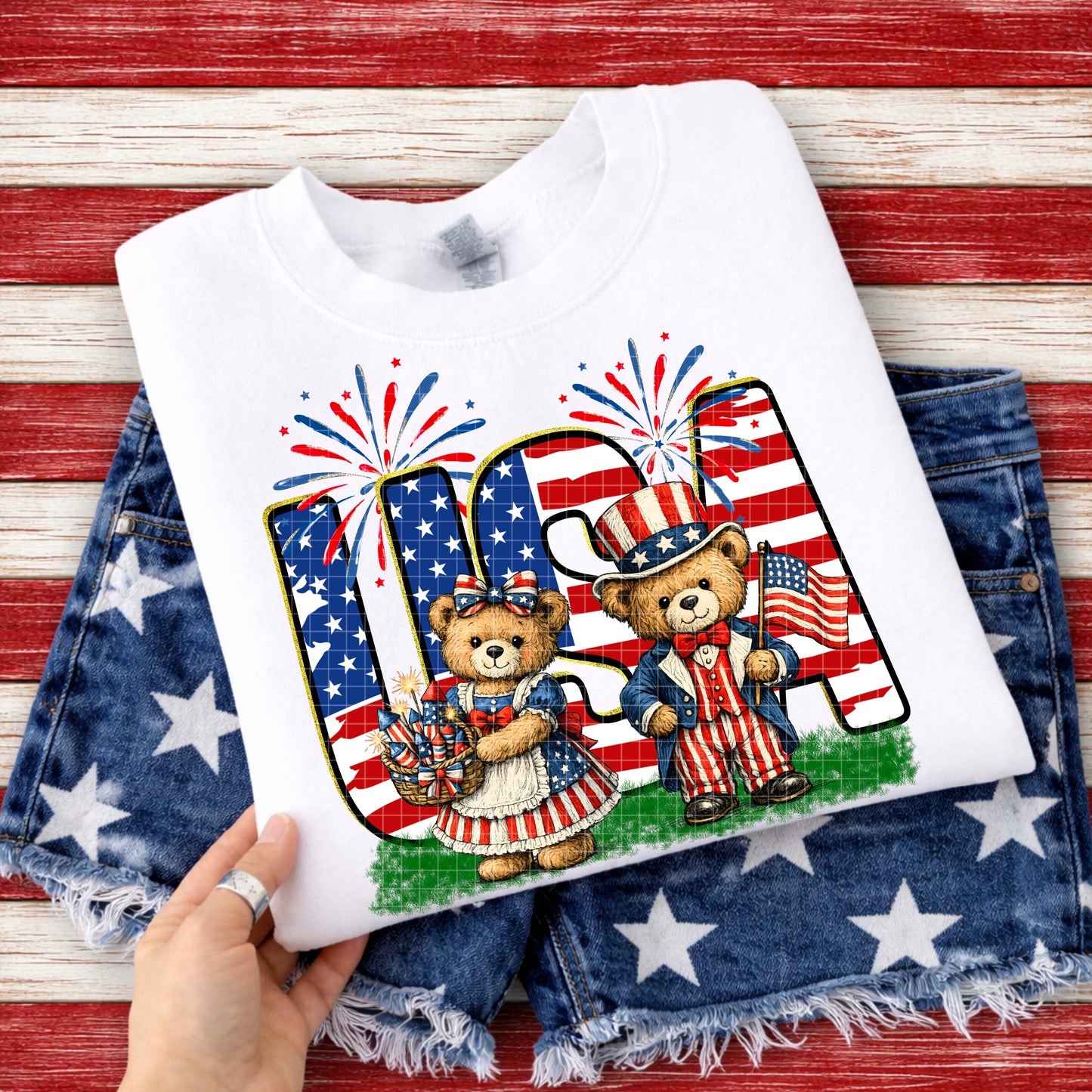 USA BEARS PNG DESIGN
