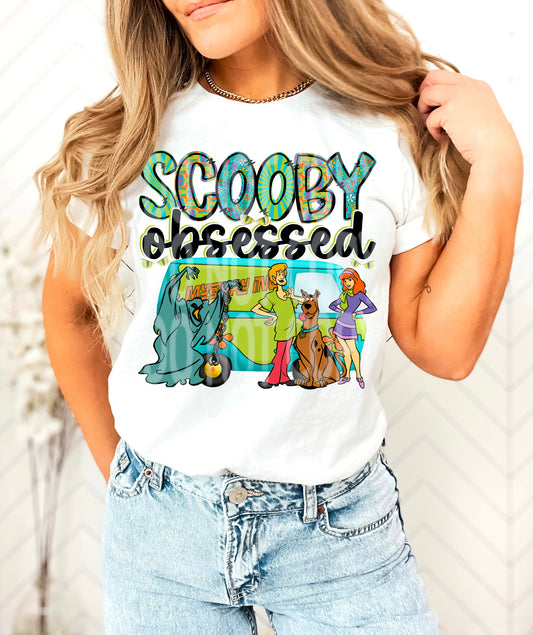 SCOOBY OBSESSED PNG DESIGN