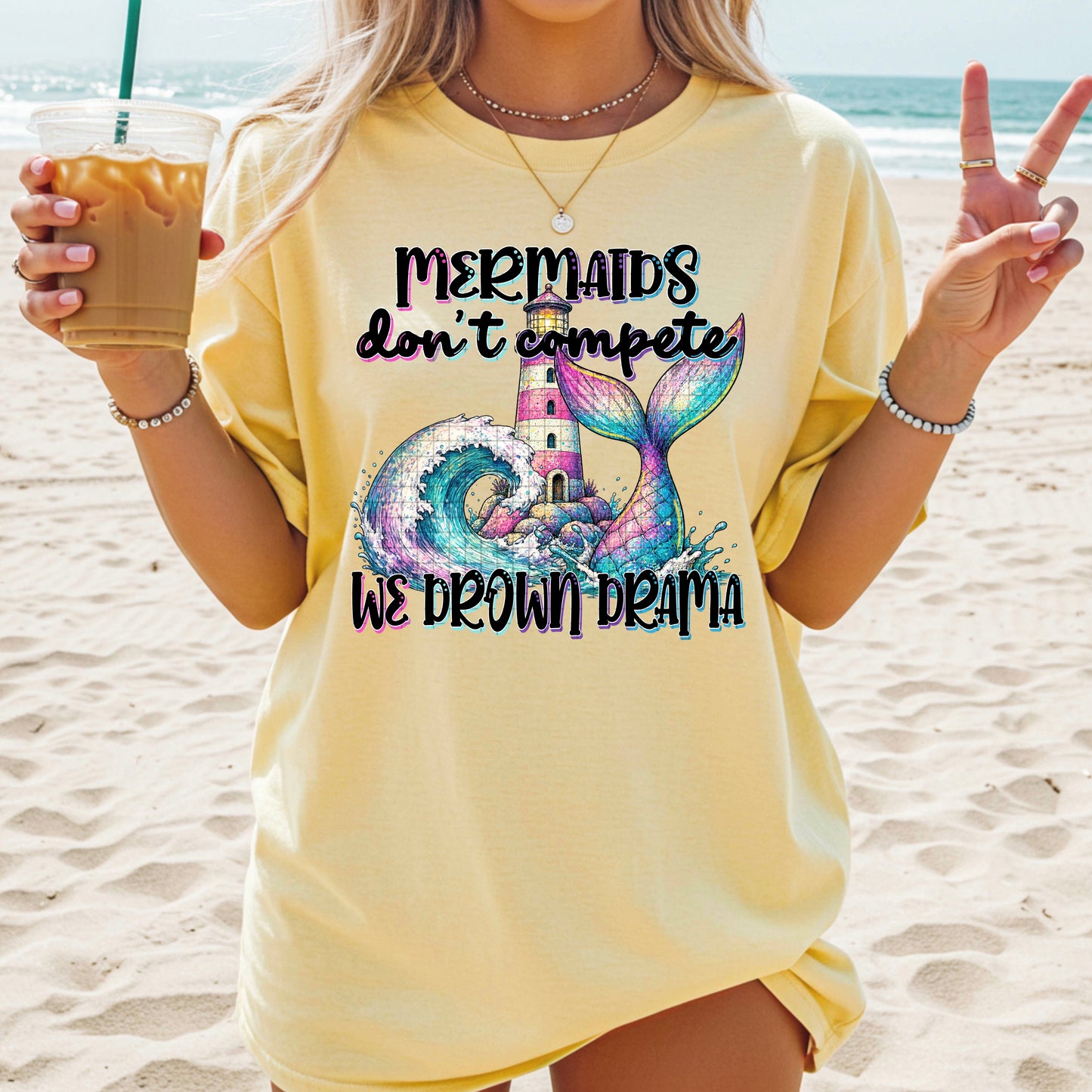 MERMAIDS DON'T COMPETE PNG DESIGN