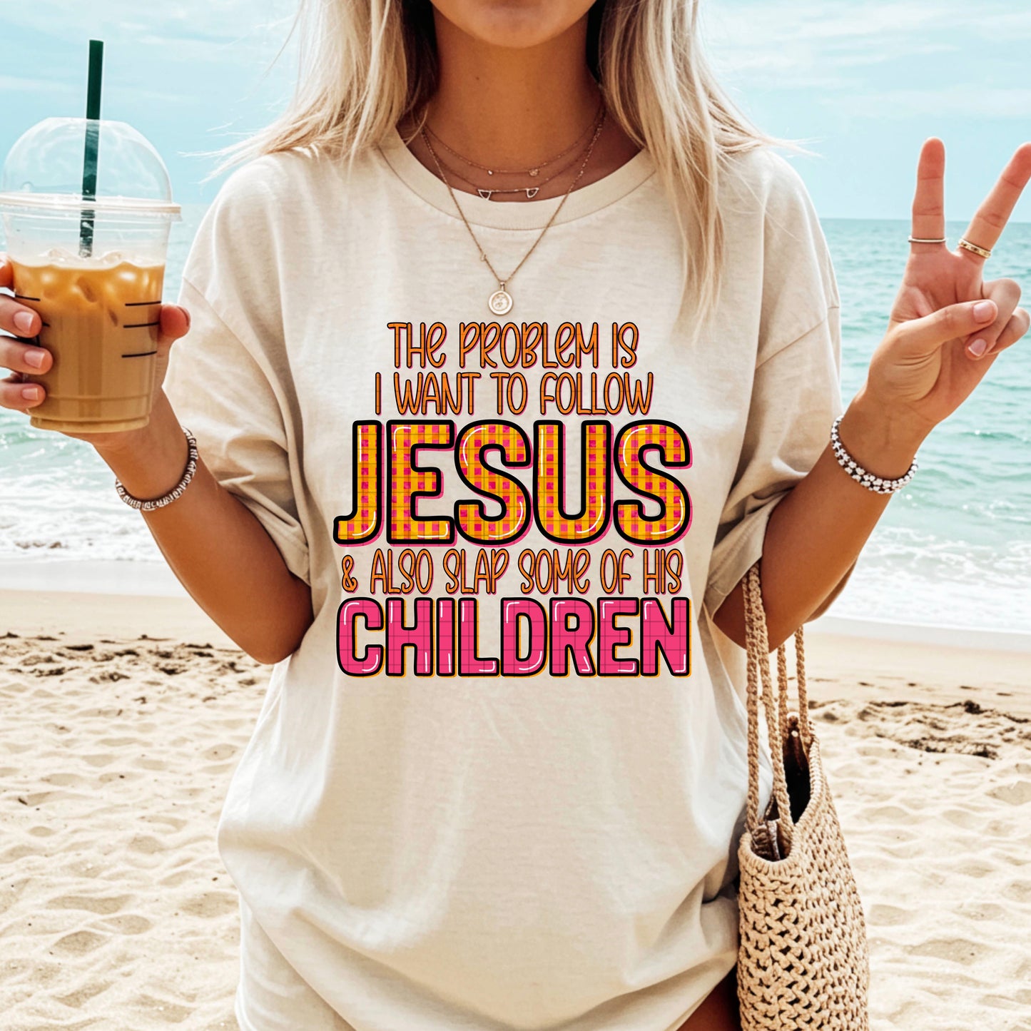 I WANT TO FOLLOW JESUS PNG DESIGN
