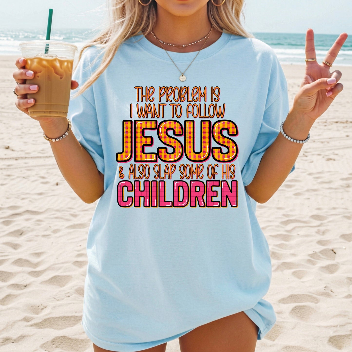 I WANT TO FOLLOW JESUS PNG DESIGN