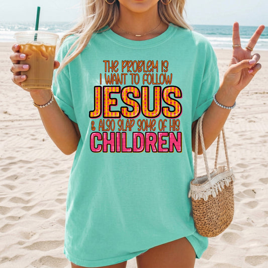 I WANT TO FOLLOW JESUS PNG DESIGN