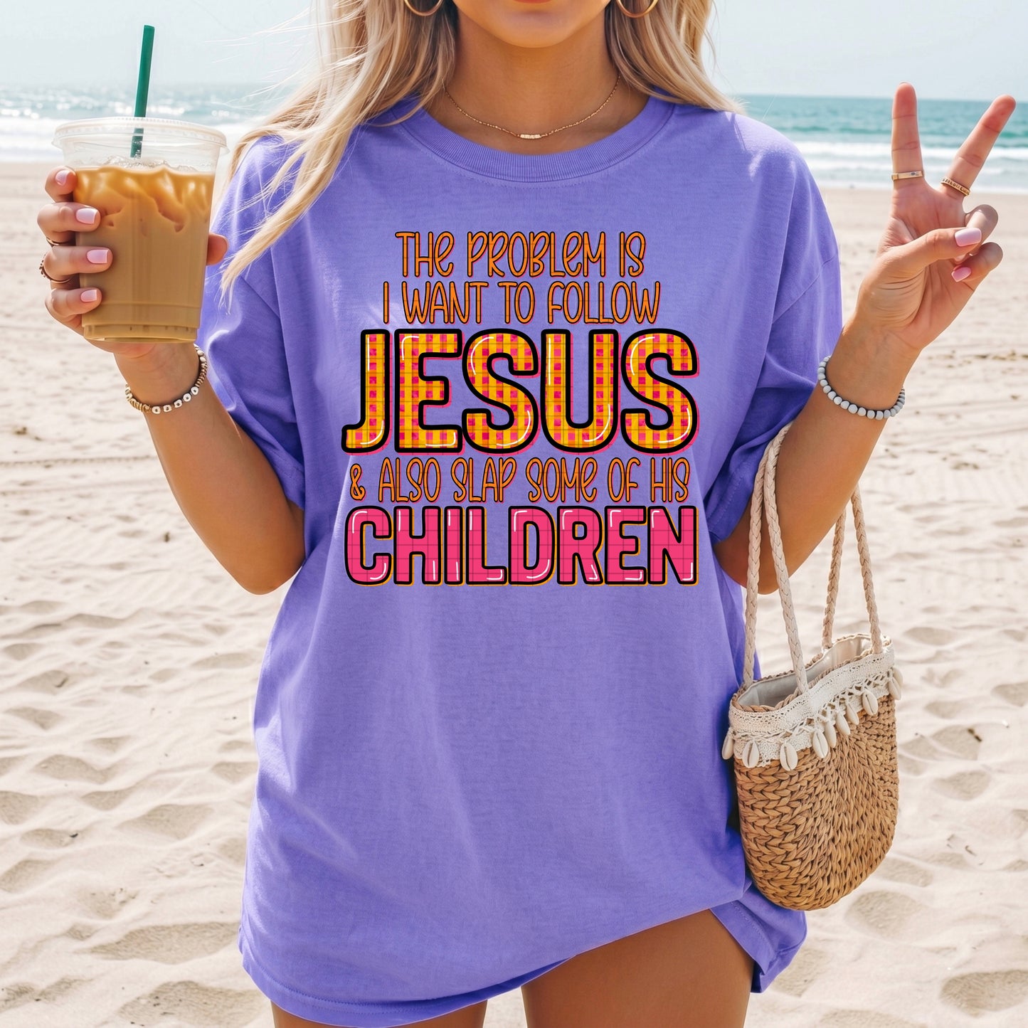 I WANT TO FOLLOW JESUS PNG DESIGN