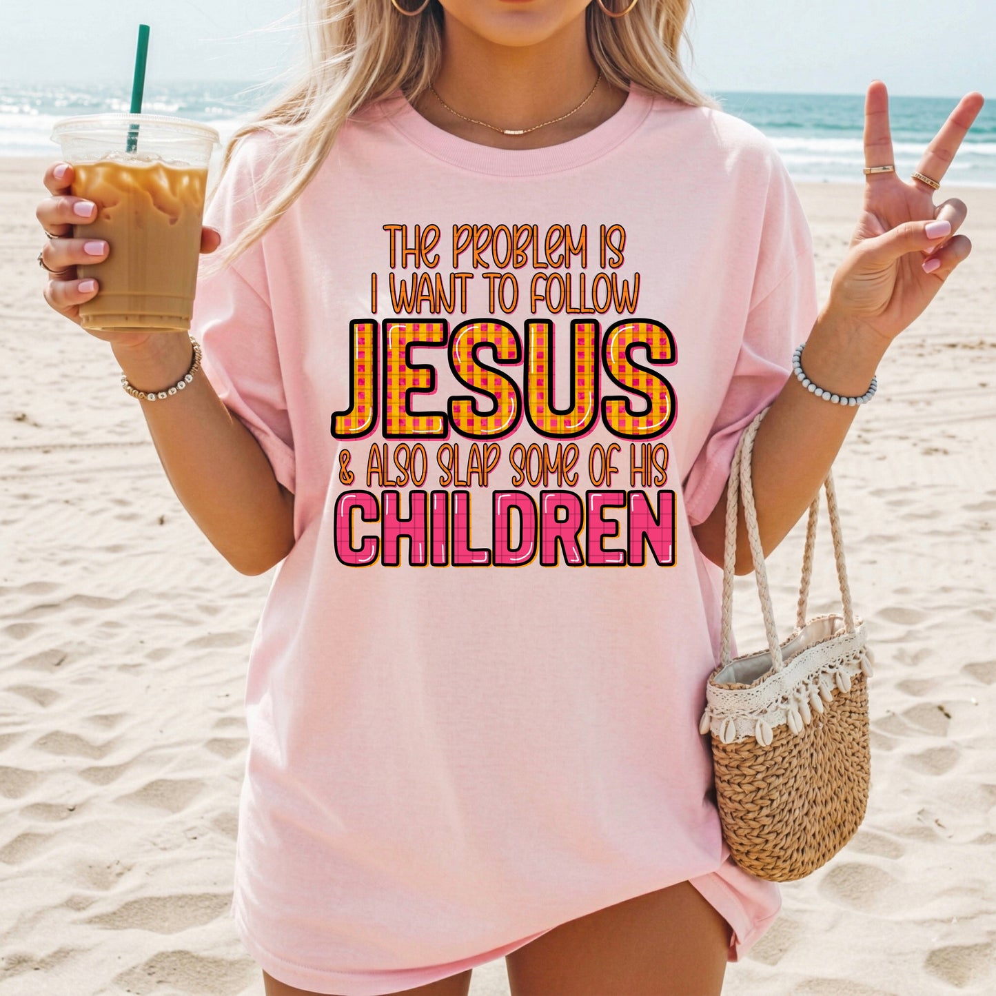 I WANT TO FOLLOW JESUS PNG DESIGN