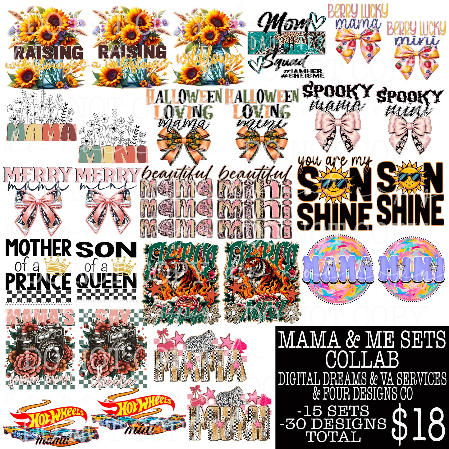 MAMA & ME COLLAB W/ FOUR DESIGNS CO