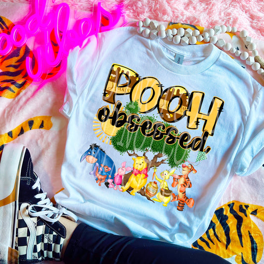 POOH OBSESSED PNG DESIGN
