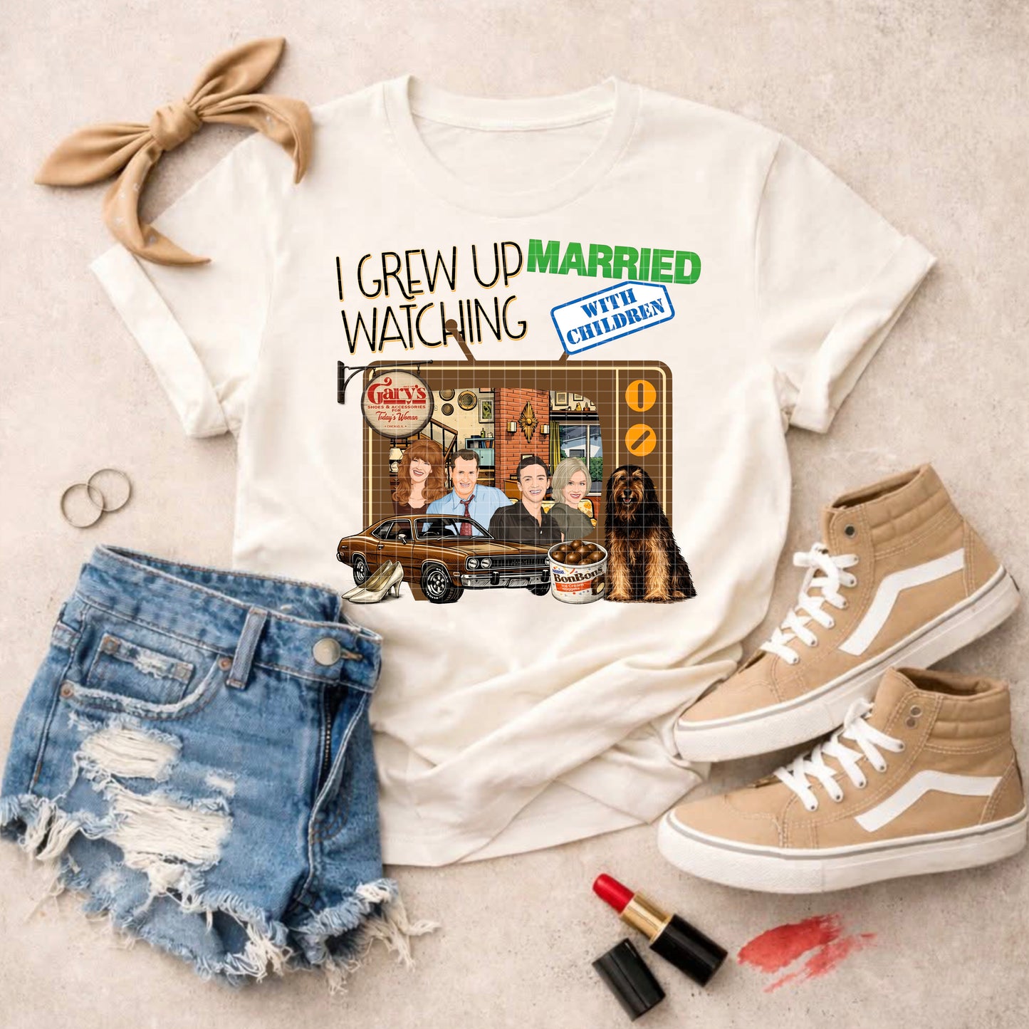 ✨️SEMI EXCLUSIVE✨️ I GREW UP WATCHING MARRIED WITH CHILDREN PNG DESIGN