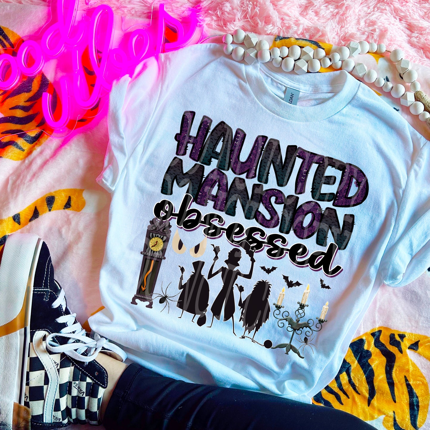 HAUNTED MANSION OBSESSED PNG DESIGN