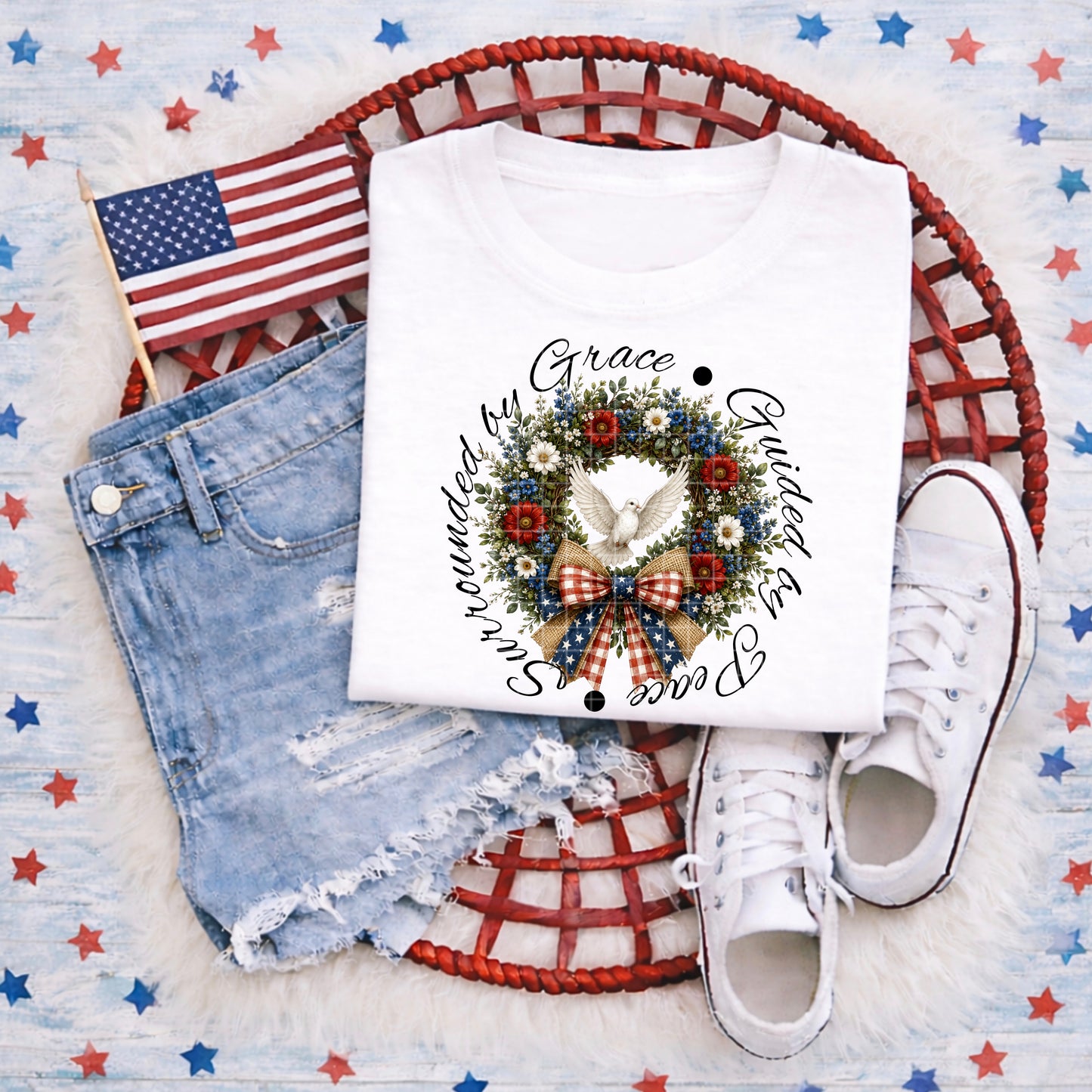 SURROUNDED BY GRACE PNG DESIGN