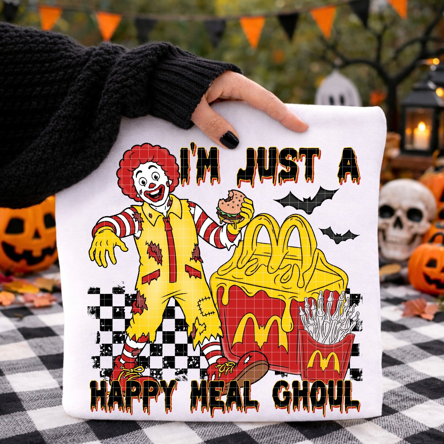 HAPPY MEAL GHOUL PNG DESIGN