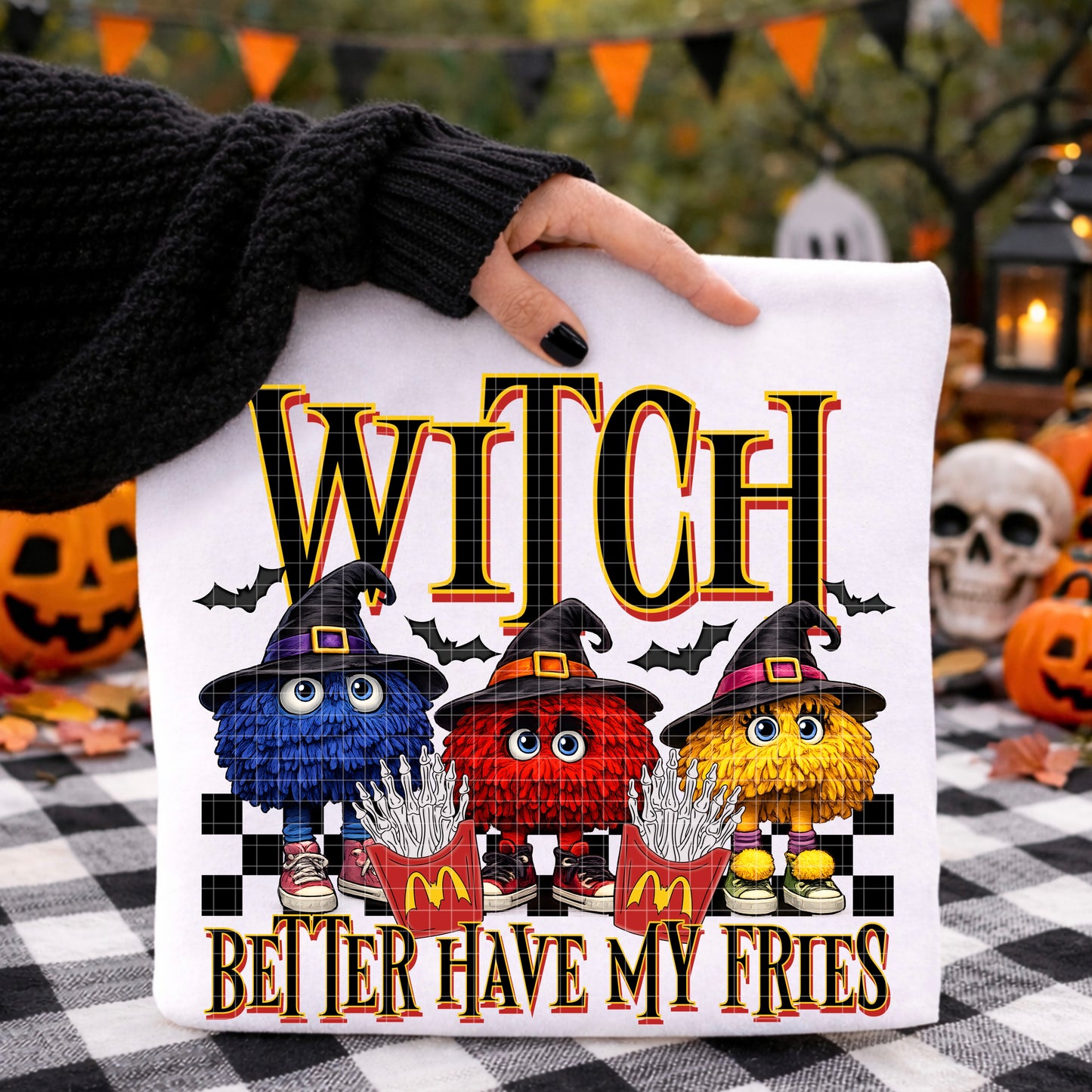 WITCH BETTER HAVE MY FRIES PNG DESIGN