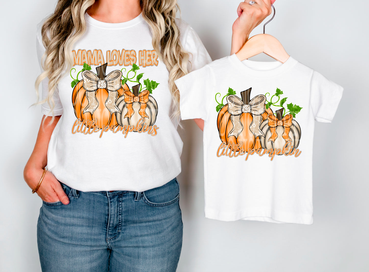 MAMA LOVES HER LITTLE PUMPKIN(S)/LITTLE PUMPKIN PNG DESIGN