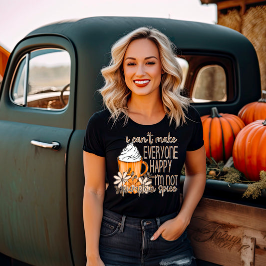 I'M NOT PUMPKIN SPICE PNG DESIGN