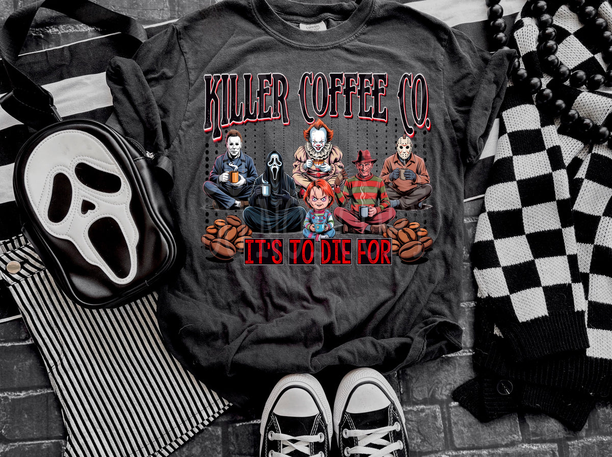 KILLER COFFEE CO PNG DESIGN