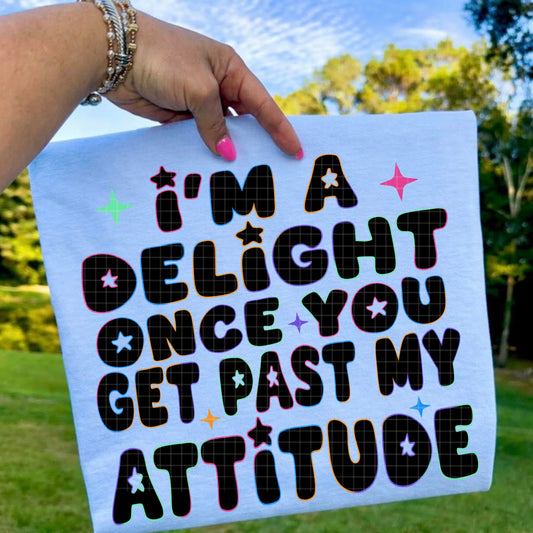 I'M A DELIGHT PNG DESIGN