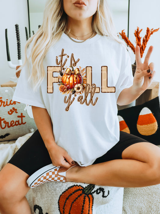IT'S FALL Y'ALL PNG DESIGN