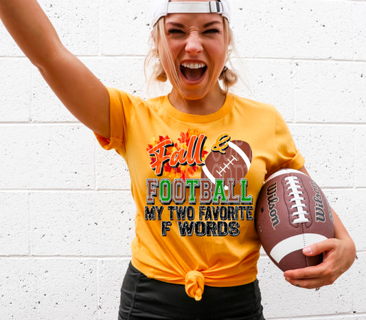 FALL & FOOTBALL PNG DESIGN