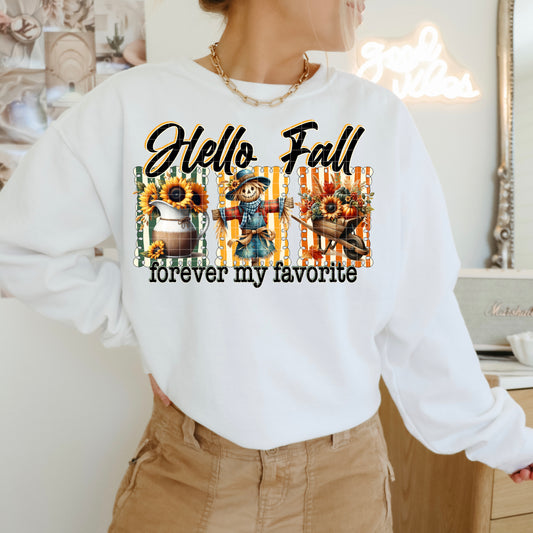 HELLO FALL PNG DESIGN