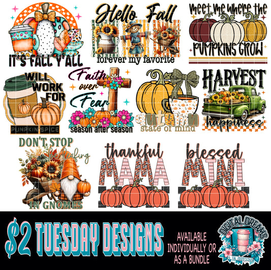 OH MY GOURD $2 DESIGN BUNDLE - 7/14