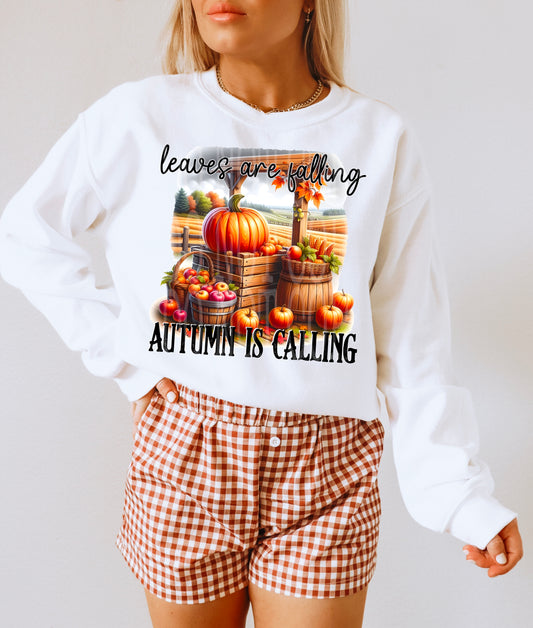 LEAVES ARE FALLING PNG DESIGN