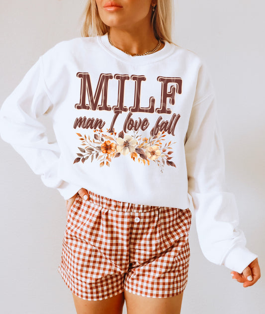 MILF MAN I LOVE FALL PNG DESIGN