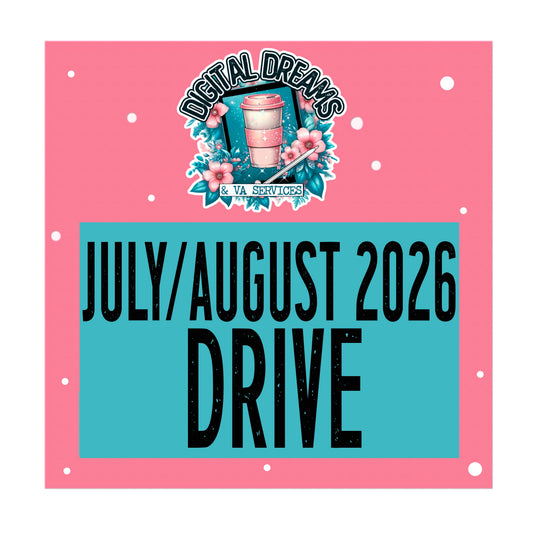 JULY/AUGUST 2026 DRIVE