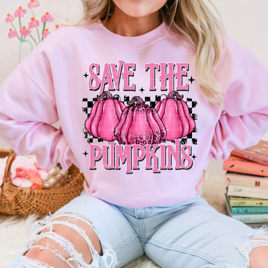 SAVE THE PUMPKINS PNG DESIGN