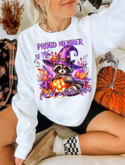 FERAL WITCH CLUB PNG DESIGN