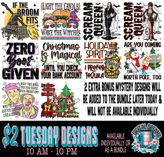 $2 DESIGN BUNDLE 8/18