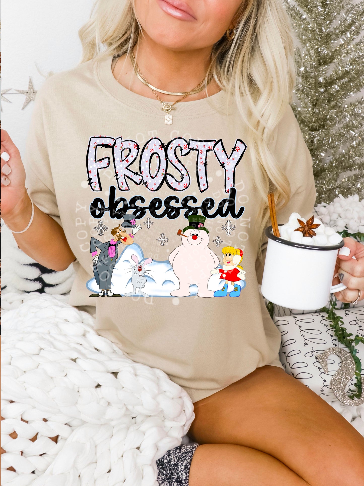 SNOWMAN OBSESSED PNG DESIGN