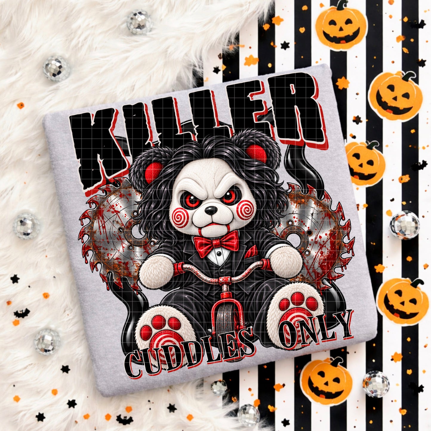 KILLER CUDDLES JIGSAW PNG DESIGN