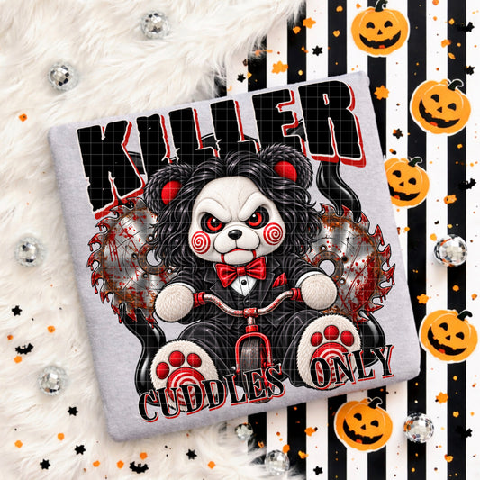 KILLER CUDDLES JIGSAW PNG DESIGN
