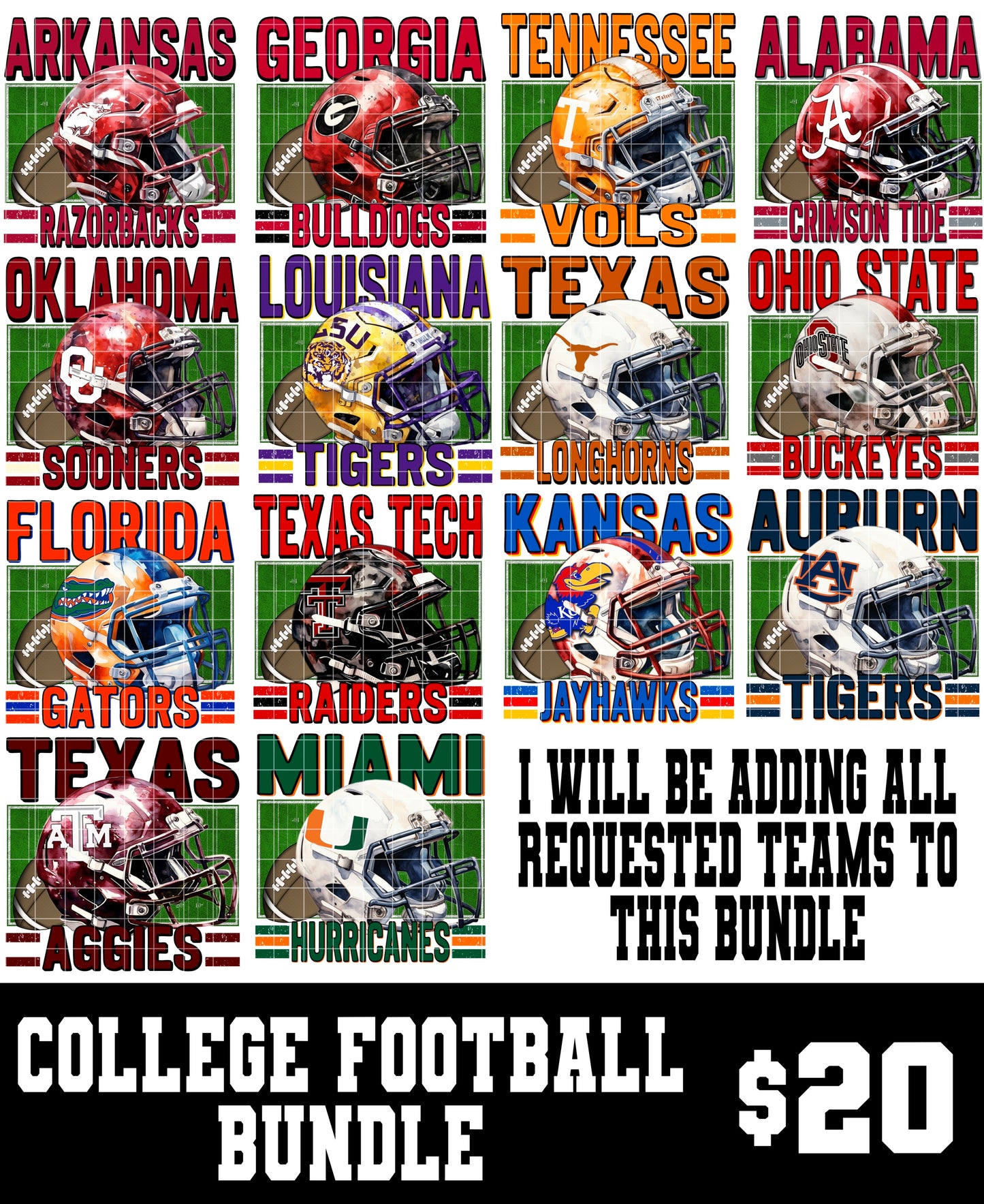 2026 COLLEGE FOOTBALL BUNDLE