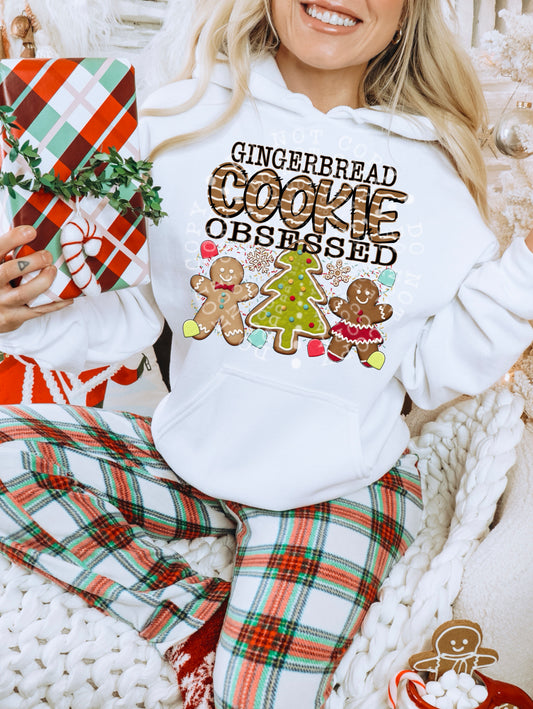 GINGERBREAD COOKIE OBSESSED PNG DESIGN