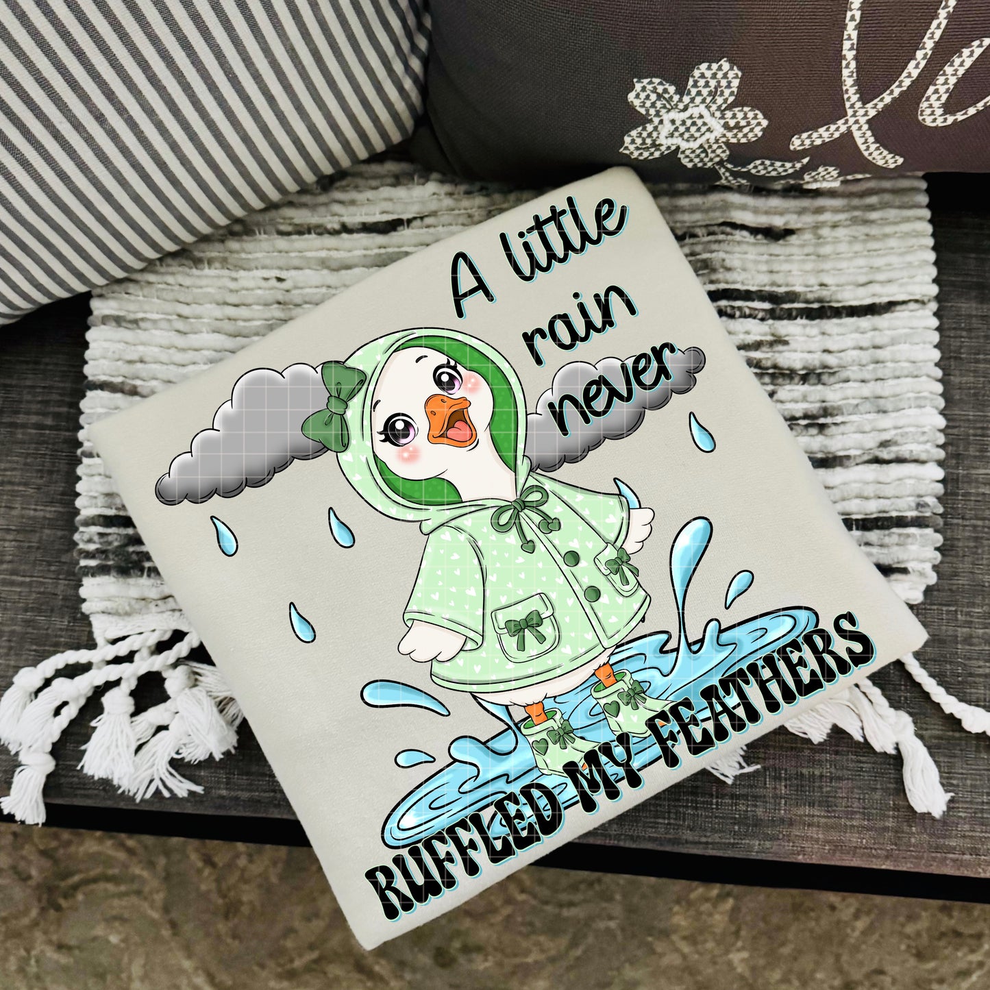 A LITTLE RAIN PNG DESIGN
