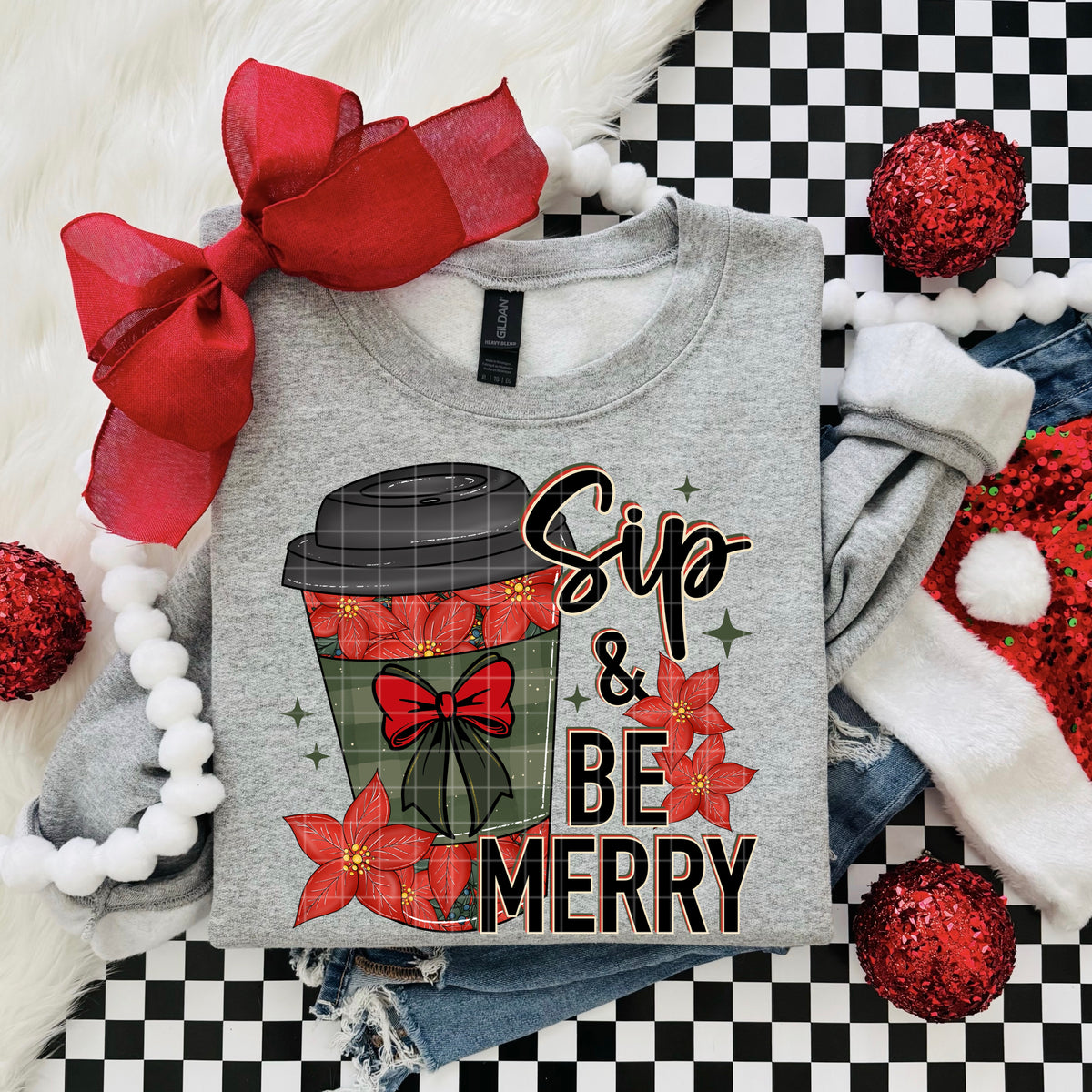 SIP & BE MERRY PNG DESIGN