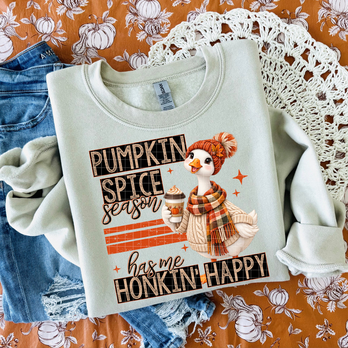 PUMPKIN SPICE SEASON PNG DESIGN