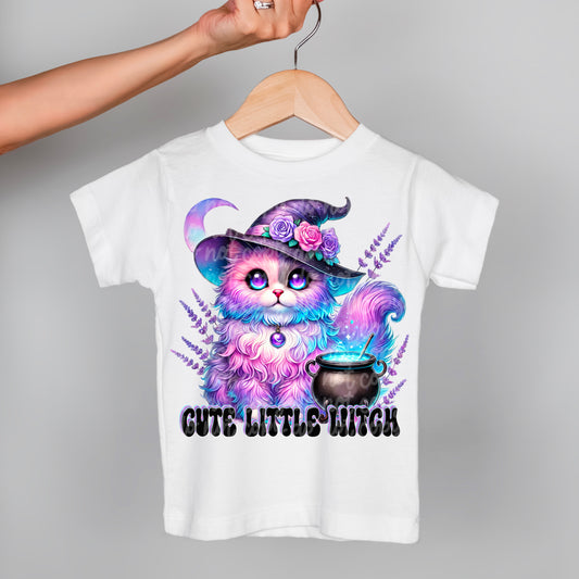 CUTE LITTLE WITCH PNG DESIGN