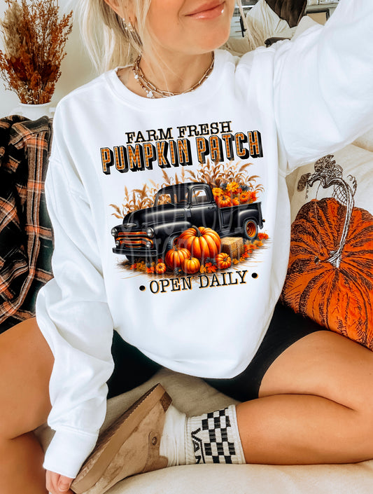 FARM FRESH PUMPKIN PATCH PNG DESIGN